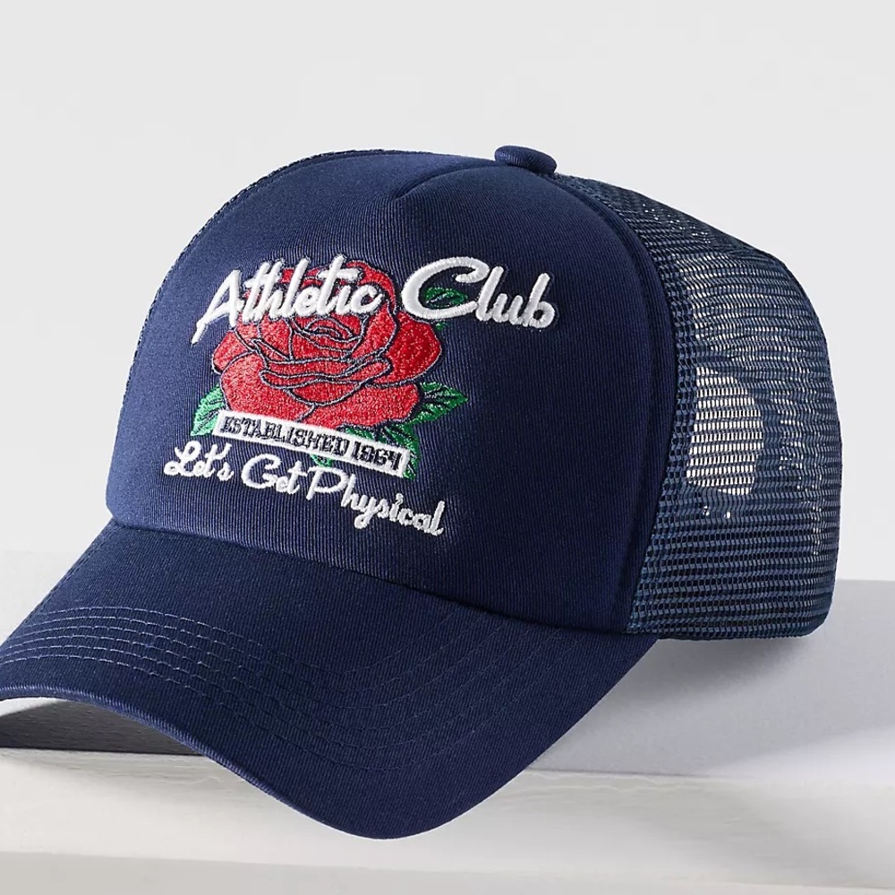 Anthropologie Worn/West Athletic Club Trucker Hat
